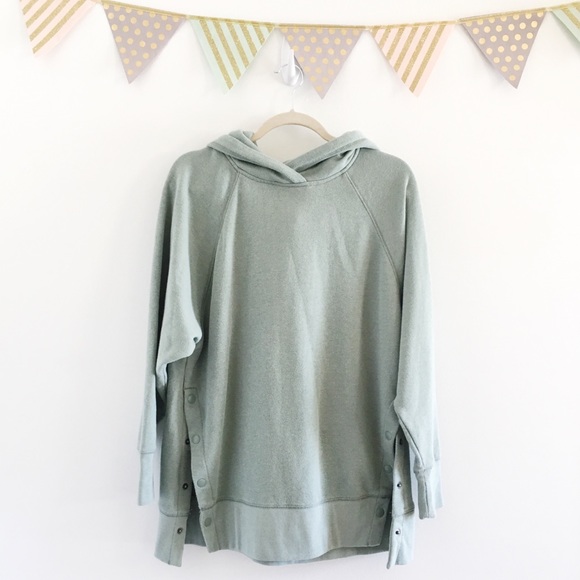 Aerie Side Slit Button Oversized Tunic 